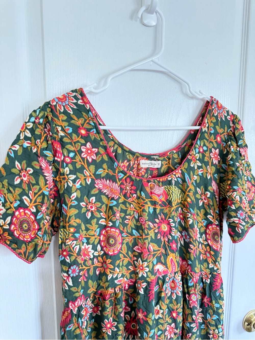 Natural Life Floral Bohemian Maxi Dress - Picture 3 of 7